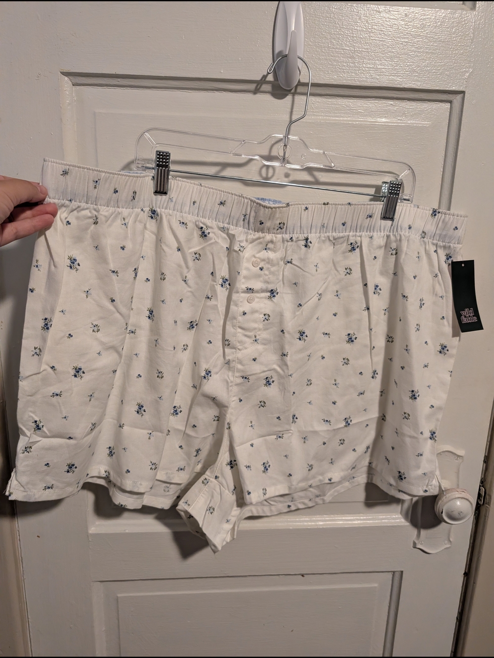 wild fable White Floral Lounge Sleep Shorts